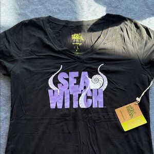 Sea Witch Black and Purple Women's Short Sleeve Tee